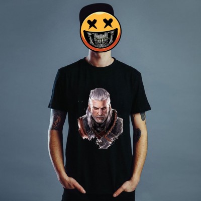 Мъжка тениска The Witcher - Geralt of Rivia Face Мъжка тениска The Witcher - Geralt of Rivia Face